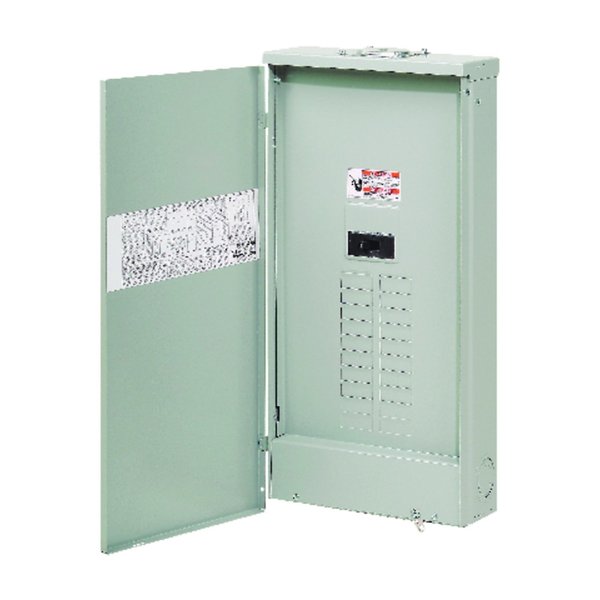 Type Br Load Center, BRP, 20 Spaces, 200A, 120/240V, Main Circuit Breaker, 1 Phase BRP20B200R